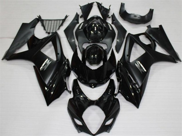 Carenados Moto Suzuki GSXR 1000 2007-2008 - Negro Brillante Negro Mate Blanco