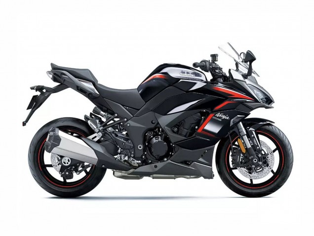 Carenados Moto Kawasaki Z1000SX 2020-2025 - Negro Rojo Plata Ninja