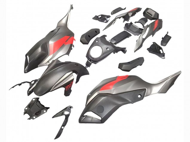 Carenados Moto Yamaha MT07/FZ07 2012-2017 - Gris Rojo