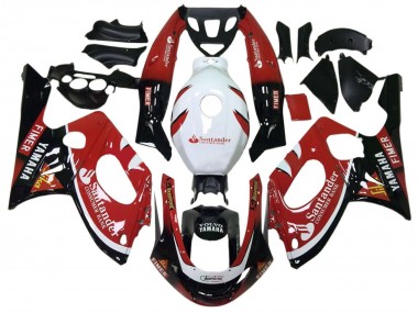 Carenados Moto Yamaha YZF600R Thundercat 1996-2007 - Negro Brillante Rojo Blanco Volvo Fimer Santander