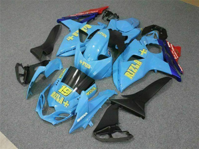 Carenados Moto Suzuki GSXR 1000 2009-2016 - Azul Amarillo Rizla 19 Rojo
