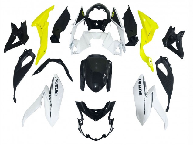 Carenados Moto Suzuki GSX-S 750 2017-2022 - Blanco Amarillo