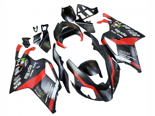 Carenados Moto Aprilia RSV1000 2003-2006 - Negro Rojo