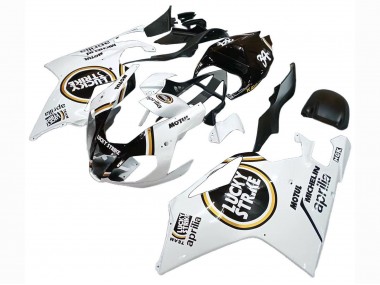 Carenados Moto Aprilia RSV1000 2003-2006 - Blanco Negro Lucky Strike Motul Michelin