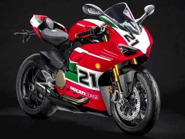 Carenados Moto Ducati Panigale V2 2020-2024 - Blanco Rojo Verde Negro Mate Corse 21
