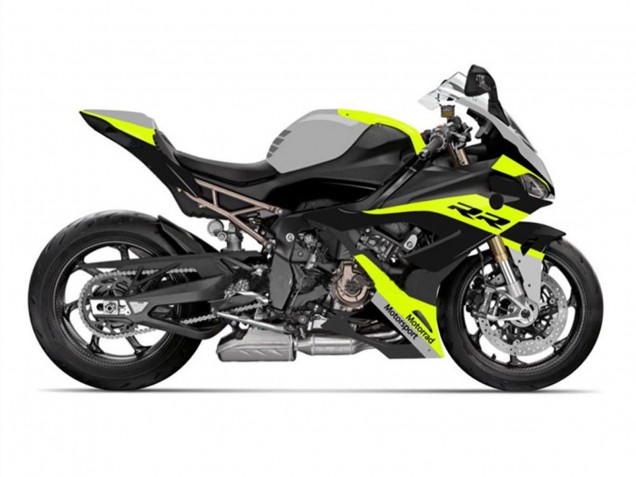Carenados Moto BMW S1000RR 2019-2022 - Negro Amarillo Gris