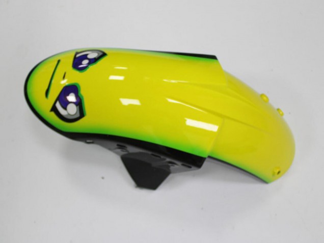 Carenados Moto Kawasaki ZX6R 2005-2006 - Azul Amarillo Negro Tiburón