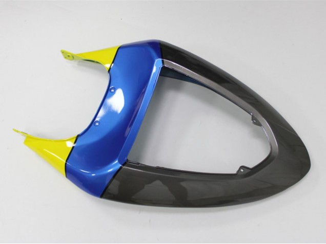 Carenados Moto Kawasaki ZX6R 2005-2006 - Azul Amarillo Negro Tiburón