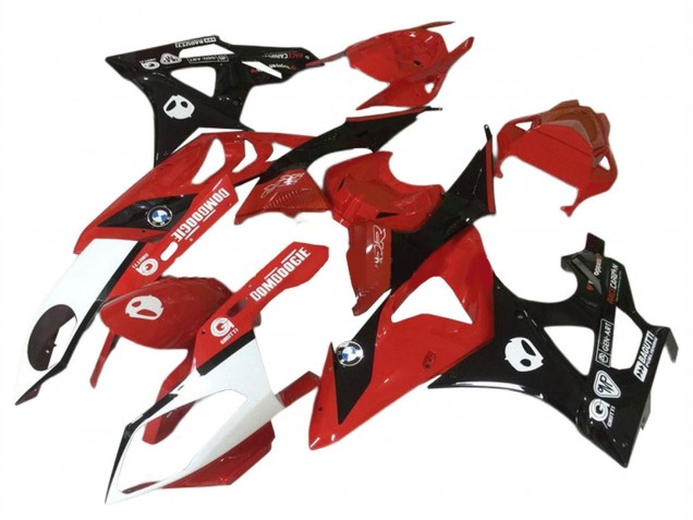 Carenados Moto BMW S1000RR 2009-2014 - Rojo Blanco Negro Brillante