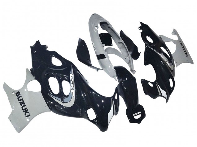 Carenado Moto Suzuki GSX600F/GSX750F 2004-2006 - Negro Brillante Gris