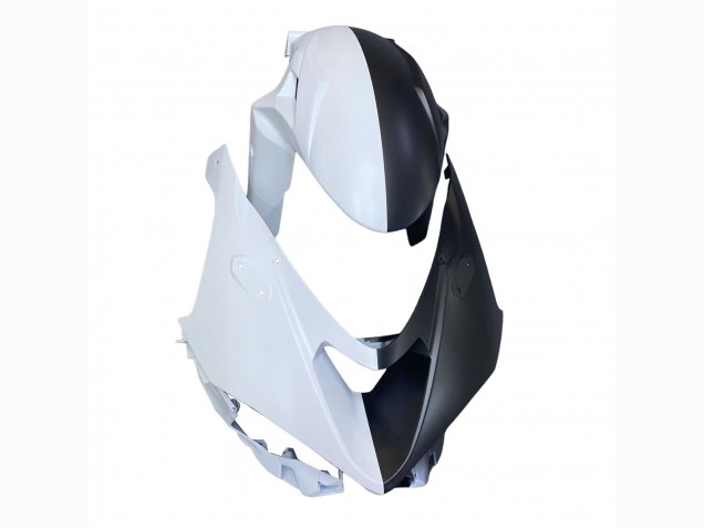Carenados Moto Kawasaki ZX6R 2023-2025 - Negro Blanco Flower