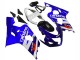 Kits Carenado Moto Suzuki GSXR 600 / GSXR 750 2004-2005 - Blanco Azul Negro Rojo