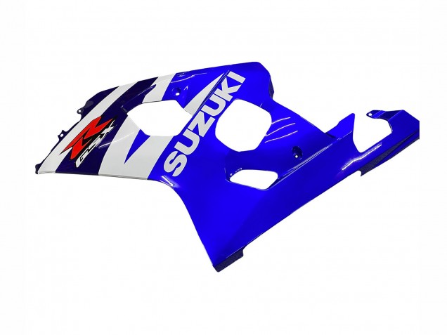 Kits Carenado Moto Suzuki GSXR 600 / GSXR 750 2004-2005 - Blanco Azul Negro Rojo