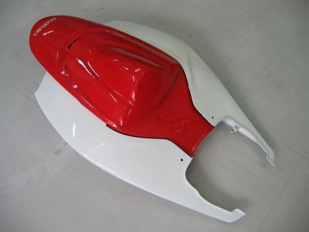 Carenado Moto Suzuki GSXR 600 / GSXR 750 2006-2007 - Blanco Rojo Negro Brillante