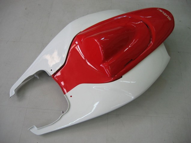 Carenado Moto Suzuki GSXR 600 / GSXR 750 2006-2007 - Blanco Rojo Negro Brillante