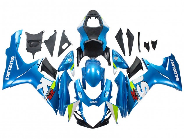 Carenados Moto Suzuki GSXR 600 / GSXR 750 2011-2024 - Azul Claro Verde Blanco Rojo