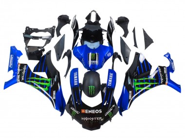 Carenados Moto Yamaha YZF 1000 R1 2015-2019 - Azul Negro Mate Verde Monstruo ENEOS