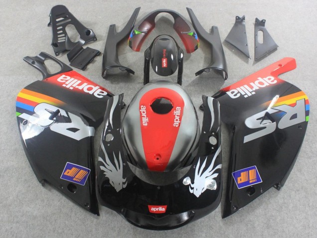 Carenados Moto Aprilia RS125 2000-2005 - Negro Rojo Plata