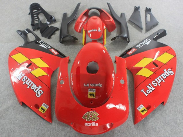 Carenados Moto Aprilia RS125 2000-2005 - Rojo Amarillo Negro Spains No1