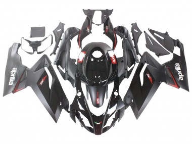 Carenados Moto Aprilia RS125 2006-2011 - Negro Brillante Rojo Blanco Calcomanía