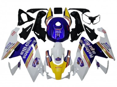 Carenados Moto Aprilia RS125 2006-2011 - Blanco Azul Amarillo Rothmans