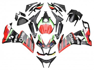 Carenados Moto Aprilia RS4 50 125 2012-2018 - Rojo Verde Negro