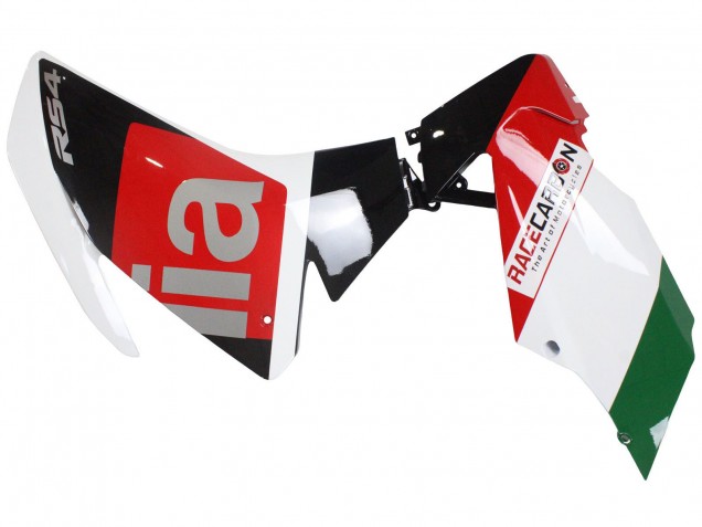 Carenados Moto Aprilia RS4 50 125 2012-2018 - Blanco Rojo Verde Negro Brillante