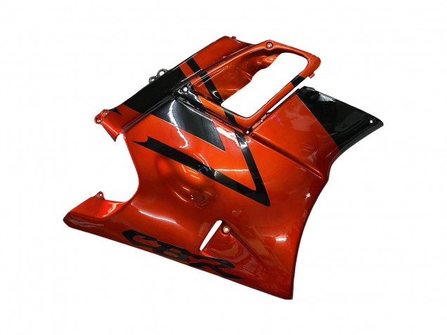Carenados Moto Honda CBR600 F2 1991-1994 - Naranja Negro Brillante