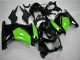 Carenados Moto Kawasaki EX250 2008-2012 - Negro Brillante Verde