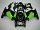 Carenados Moto Kawasaki EX250 2008-2012 - Negro Brillante Verde