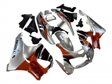 Carenados Moto Honda CBR900RR 893 1996-1997 - Plata Rojo Negro Brillante