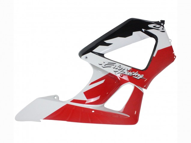 Carenados Moto Honda CBR900RR 929 2000-2001 - Blanco Rojo Negro Brillante Carrera