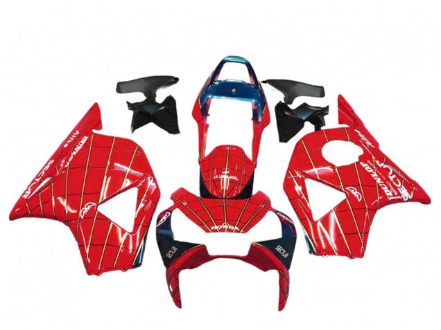 Carenados Moto Honda CBR900RR 954 2002-2003 - Rojo Azul Oscuro Dunlop