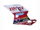 Carenados Moto Ducati 848/1098/1198 2007-2014 - Blanco Rojo Negro Brillante Valsir Xerox