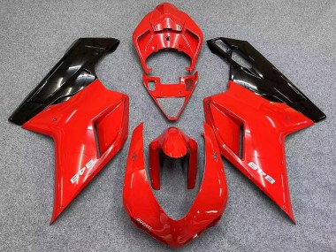Carenados Moto Ducati 848 2007-2014 - Rojo Negro Brillante