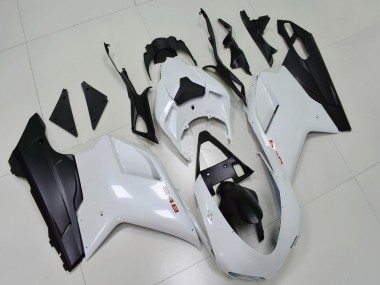 Carenados Moto Ducati 848 2007-2014 - Blanco Negro Mate