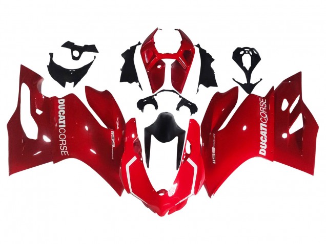 Carenado Moto Ducati 1199 2011-2014 - Rojo