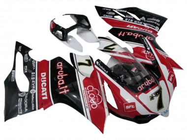 Carenados Moto Ducati Panigale 899/1199 2011-2014 - Blanco Rojo Negro Brillante Aruba.it 7