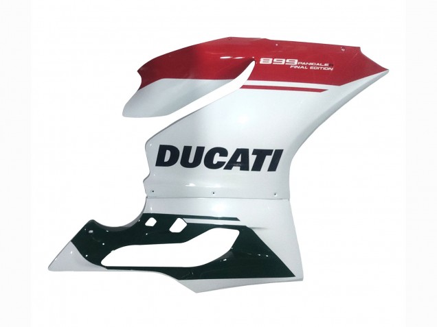 Carenados Moto Ducati Panigale 899 2011-2014 - Blanco Rojo Negro Brillante