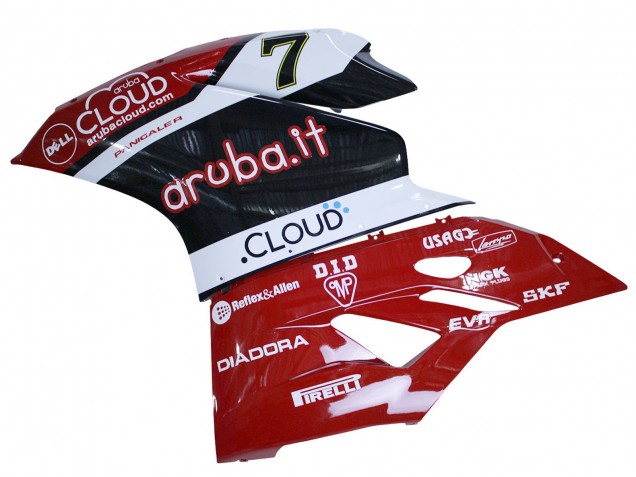 Carenados Moto Ducati 959/1299 2015-2020 - Blanco Rojo Negro Aruba 7