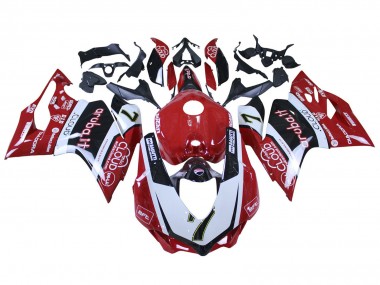 Carenados Moto Ducati 959/1299 2015-2020 - Blanco Rojo Negro Aruba 7