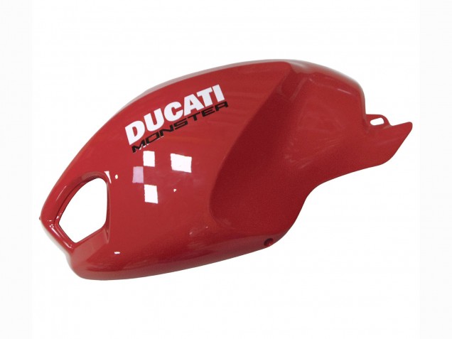 Carenados Moto Ducati Monster 696 796 1100 1100S 2008-2012 - Rojo Blanco