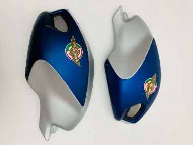 Carenados Moto Ducati Monster 696 796 1100 1100S 2008-2012 - Azul Oscuro Plata