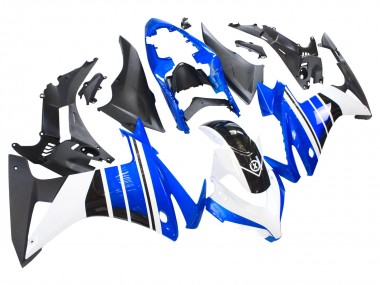 Carenados Moto Honda CBR500R 2013-2015 - Azul Blanco Negro Mate
