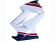 Carenados Moto Honda VFR 800 2002-2013 - Blanco Rojo Azul Oscuro