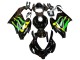 Carenados Moto Honda CBR1000RR 2004-2005 - Negro Brillante Amarillo Verde Monstruo