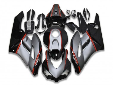 Carenados Moto Honda CBR1000RR 2004-2005 - Gris Rojo Negro Brillante