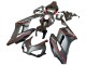 Carenados Moto Honda CBR1000RR 2004-2005 - Negro Brillante Gris Brillante Rojo Raya