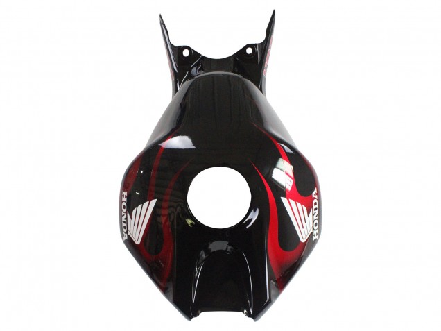 Carenados Moto Honda CBR1000RR 2006-2007 - Negro Brillante Amarillo Rojo Llama