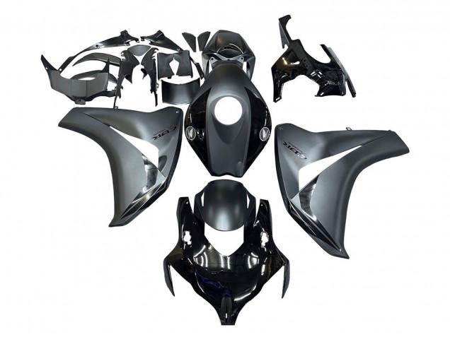 Carenados Moto Honda CBR1000RR 2008-2011 - Gris Negro Brillante